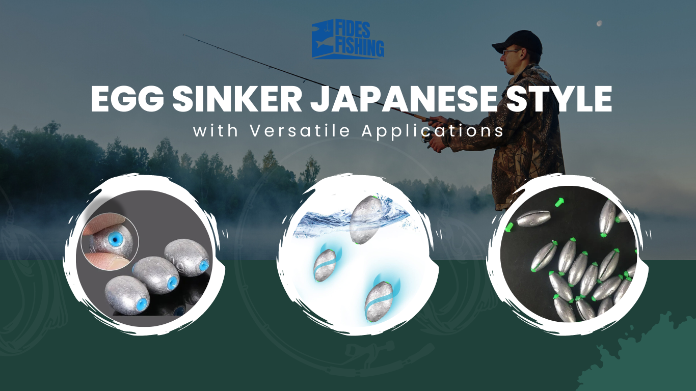 Egg Sinker Japanese Style with Versatile Applications - Fides Fishing