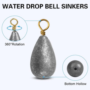 Water drop bell sinkers