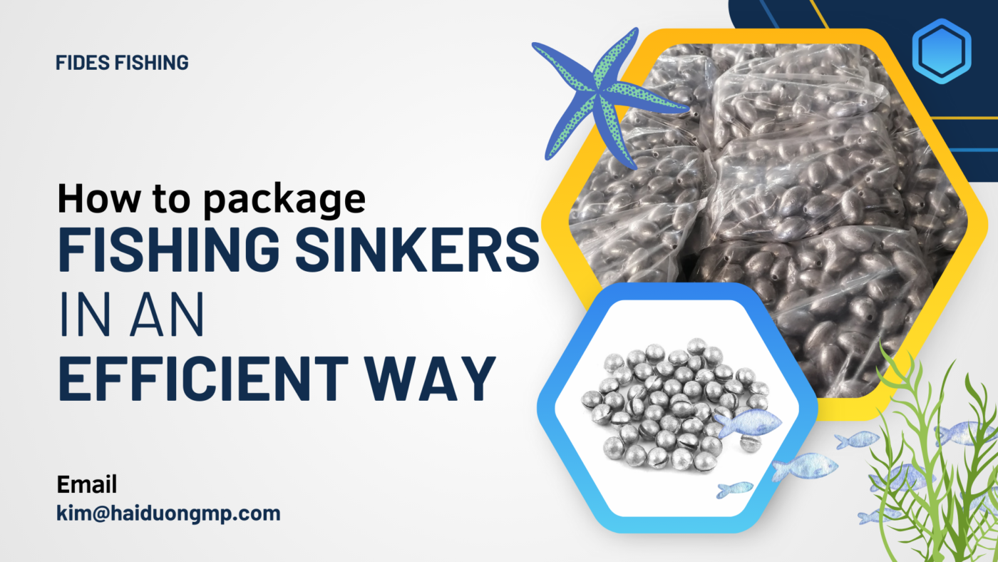 How to package fishing sinkers in an efficient way 