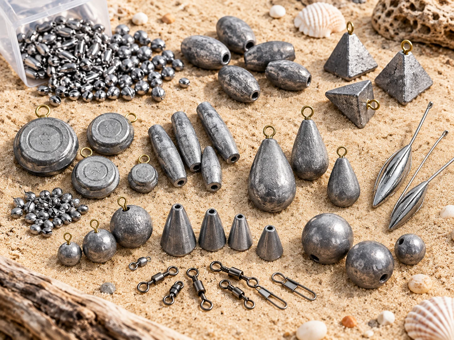 Lead fishing sinkers wholesale from a Vietnam factory